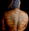 rey mysterio back tattoo